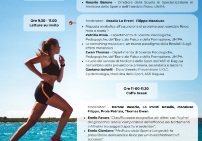 Convegno “La medicina dello sport e dell’esercizio fisico come paradigma della medicina del benessere: Dalla ricerca alla pratica clinica”