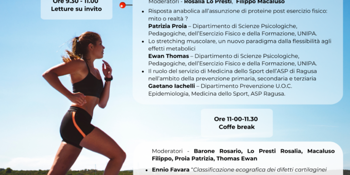 Convegno “La medicina dello sport e dell’esercizio fisico come paradigma della medicina del benessere: Dalla ricerca alla pratica clinica”